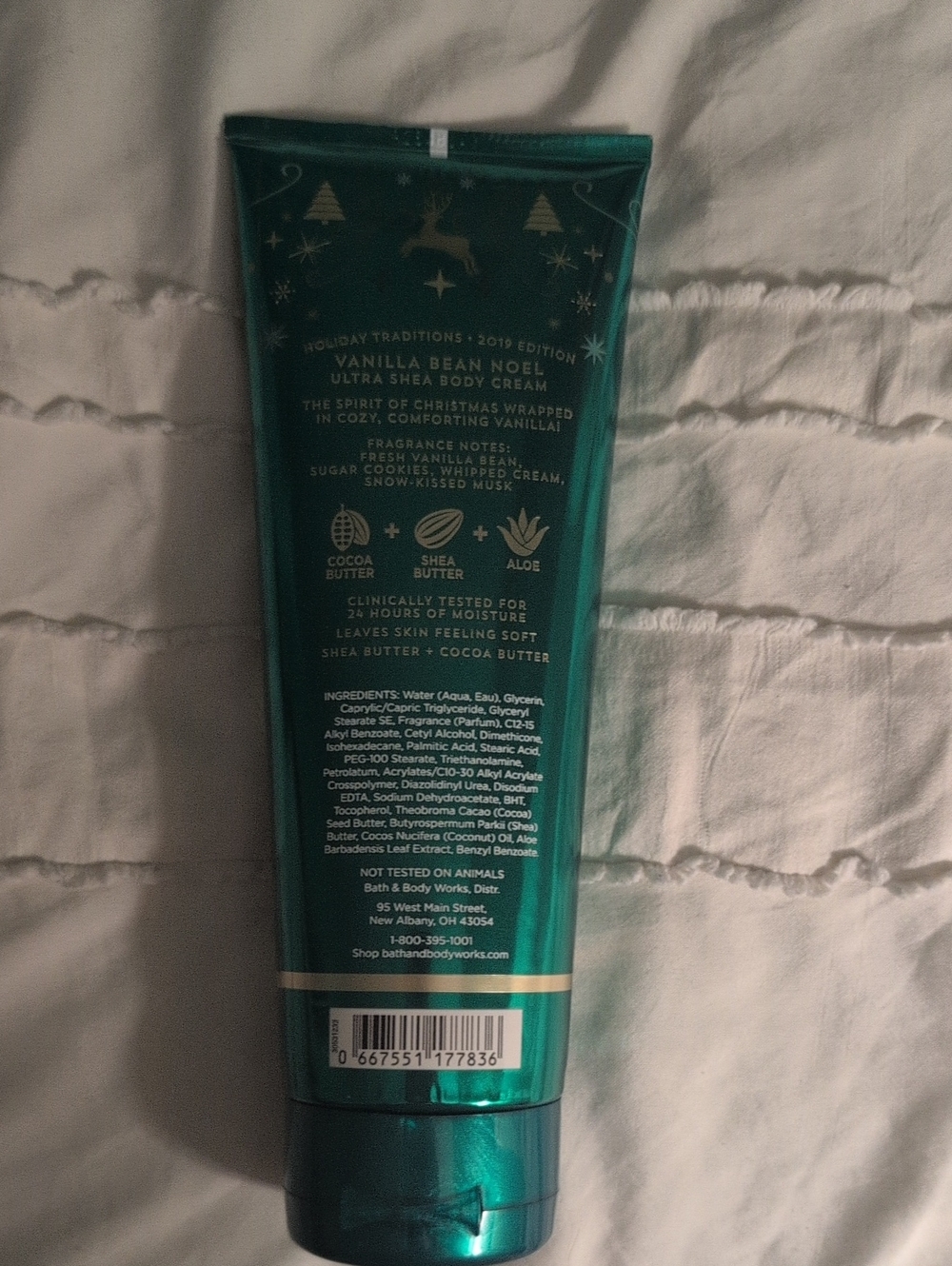 Bath & Body Works Vanilla Bean Noel Body Cream - Picture 2 of 3